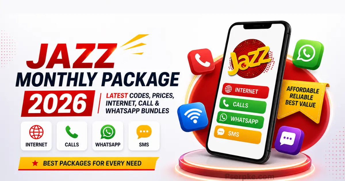 Jazz Monthly Package 2026 – Latest Codes, Prices, Internet, Call ...
